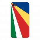 Seychelles World Country National Flag - FITS iPhone 5 5s Plastic Snap On Case