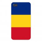 Romania World Country National Flag - FITS iPhone 5 5s Plastic Snap On Case