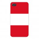 Peru World Country National Flag - FITS iPhone 5 5s Plastic Snap On Case