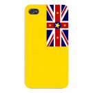 Niue World Country National Flag - FITS iPhone 5 5s Plastic Snap On Case