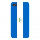 Nicaragua World Country National Flag - FITS iPhone 5 5s Plastic Snap On Case