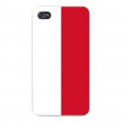 Monaco World Country National Flag - FITS iPhone 5 5s Plastic Snap On Case