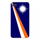 Marshall Islands World Country Flag - FITS iPhone 5 5s Plastic Snap On Case