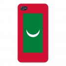 Maldives World Country National Flag - FITS iPhone 5 5s Plastic Snap On Case