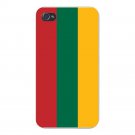 Lithuania World Country National Flag - FITS iPhone 5 5s Plastic Snap On Case