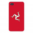 Isle of Man World Country National Flag - FITS iPhone 5 5s Plastic Snap On Case