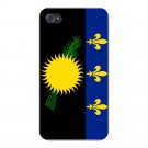 Guadeloupe World Country National Flag - FITS iPhone 5 5s Plastic Snap On Case