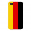 Germany World Country National Flag - FITS iPhone 5 5s Plastic Snap On Case