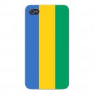 Gabon World Country National Flag - FITS iPhone 5 5s Plastic Snap On Case