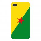 French Guiana World Country Flag - FITS iPhone 5 5s Plastic Snap On Case