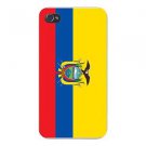Ecuador World Country National Flag - FITS iPhone 5 5s Plastic Snap On Case