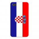 Croatia World Country National Flag - FITS iPhone 5 5s Plastic Snap On Case