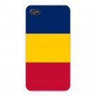 Chad World Country National Flag - FITS iPhone 5 5s Plastic Snap On Case