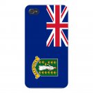 British Virgin Islands Country Flag - FITS iPhone 5 5s Plastic Snap On Case