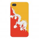Bhutan World Country National Flag - FITS iPhone 5 5s Plastic Snap On Case