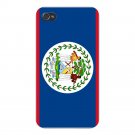 Belize World Country National Flag - FITS iPhone 5 5s Plastic Snap On Case