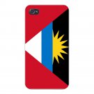 Antigua & Barbuda World Country Flag - FITS iPhone 5 5s Plastic Snap On Case