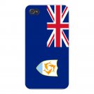 Anguilla World Country National Flag - FITS iPhone 5 5s Plastic Snap On Case