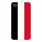 Yemen World Country National Flag - FITS iPhone 4 4s Plastic Snap On Case