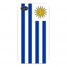 Uruguay World Country National Flag - FITS iPhone 4 4s Plastic Snap On Case