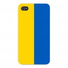 Ukraine World Country National Flag - FITS iPhone 4 4s Plastic Snap On Case