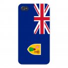 Turks & Caicos Islands Country Flag - FITS iPhone 4 4s Plastic Snap On Case