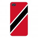 Tobago World Country National Flag - FITS iPhone 4 4s Plastic Snap On Case
