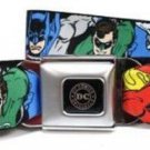 DC Comics The Justice League Seatbelt Belt - Justice League Superheroes