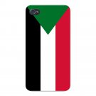 Sudan World Country National Flag - FITS iPhone 4 4s Plastic Snap On Case