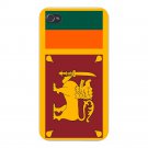 Sri Lanka World Country National Flag - FITS iPhone 4 4s Plastic Snap On Case