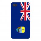 Saint Helena World Country National Flag - FITS iPhone 4 4s Plastic Snap On Case