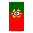 Portugal World Country National Flag - FITS iPhone 4 4s Plastic Snap On Case