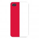 Poland World Country National Flag - FITS iPhone 4 4s Plastic Snap On Case