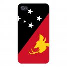 Papua New Guinea World Country Flag - FITS iPhone 4 4s Plastic Snap On Case