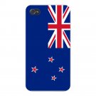 New Zealand World Country National Flag - FITS iPhone 4 4s Plastic Snap On Case