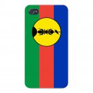New Caledonia World Country Flag - FITS iPhone 4 4s Plastic Snap On Case
