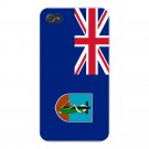 Montserrat World Country National Flag - FITS iPhone 4 4s Plastic Snap On Case