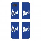 Martinique World Country National Flag - FITS iPhone 4 4s Plastic Snap On Case