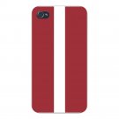 Latvia World Country National Flag - FITS iPhone 4 4s Plastic Snap On Case