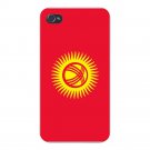 Kyrgyzstan World Country National Flag - FITS iPhone 4 4s Plastic Snap On Case