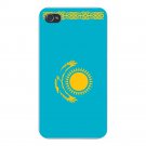 Kazakhstan World Country National Flag - FITS iPhone 4 4s Plastic Snap On Case