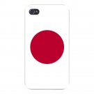 Japan World Country National Flag - FITS iPhone 4 4s Plastic Snap On Case