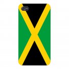 Jamaica World Country National Flag - FITS iPhone 4 4s Plastic Snap On Case