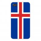 Iceland World Country National Flag - FITS iPhone 4 4s Plastic Snap On Case