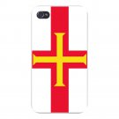 Guernsey World Country National Flag - FITS iPhone 4 4s Plastic Snap On Case
