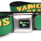 Breaking Bad Seatbelt Belt - VAMONOS PEST Green/Yellow
