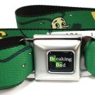 Breaking Bad Vamanos Pest Green Seatbelt Belt