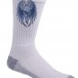 Winged Man Angel Blue Design Artwork - Crew Socks Pair