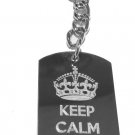 Keep Calm and Allons - Y TV Show Symbol Logo - Metal Ring Key Chain Keychain
