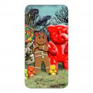 Gingerbread Girl, Gummy Bears, Lollipop - FITS iPhone 5 5s Plastic Snap On Case